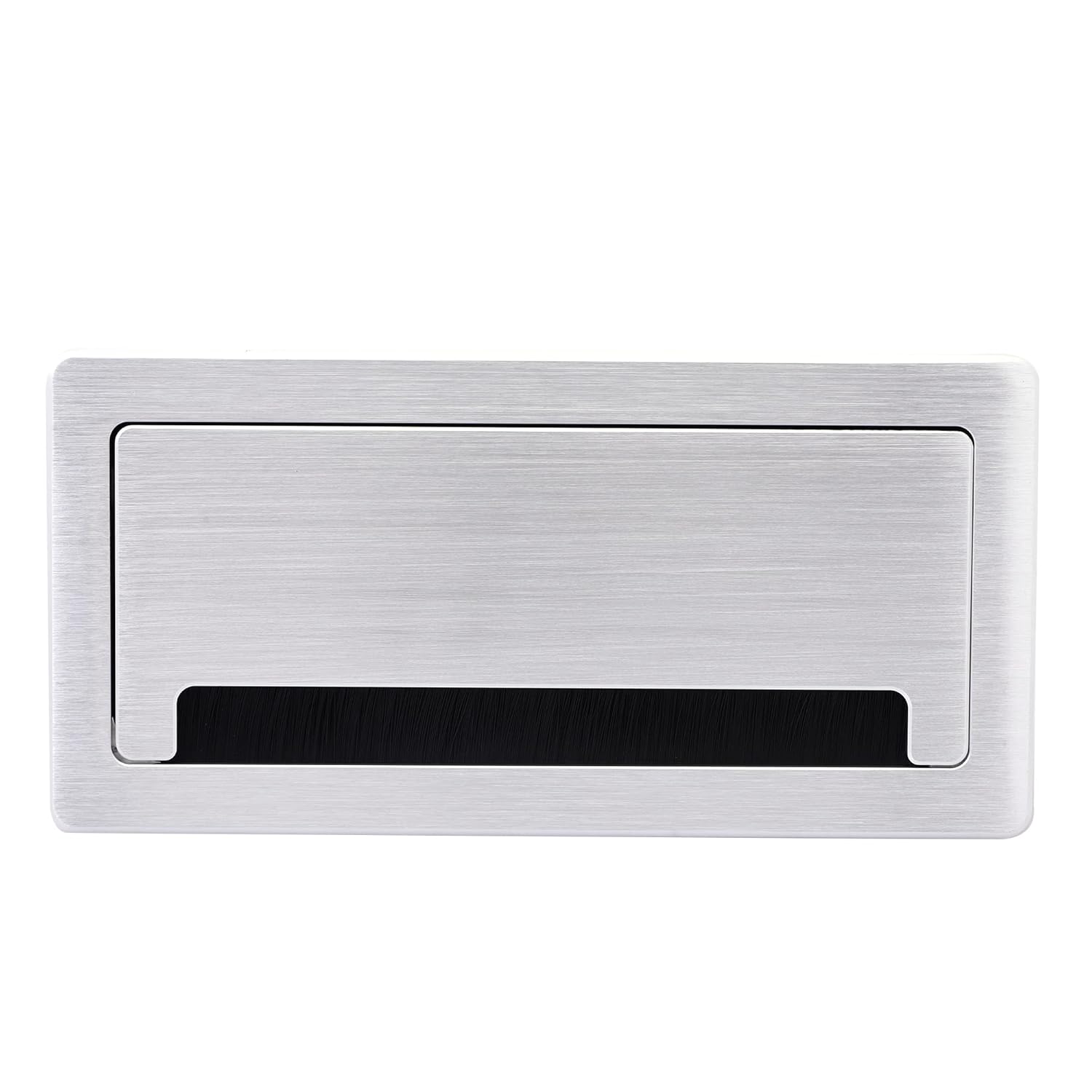BOXNUBE Flip Top Cable Cubby Box with HDMI, Audio, LAN, USB & Power Ports (Silver) BOXNUBE Flip Top Cable Cubby Box with HDMI, Audio, LAN, USB & Power Ports (Silver)